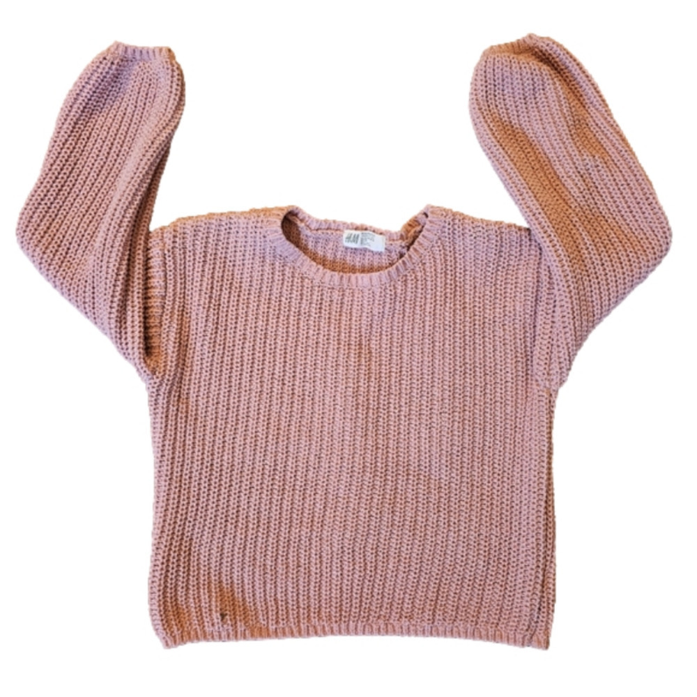 6/$20 H & M Long Sleeve Pink Sweater Size 6X/7